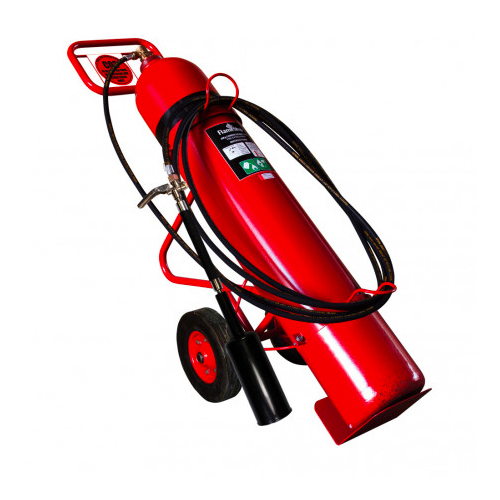 FIRE EXTINGUISHER CO2 WITH TROLLEY 6.5 kg