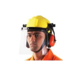 HELMET WITH MUFF & FACE SHIELD